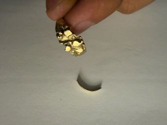 10k broken nugget ring