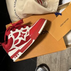 Louis Vuitton Red Skate Sneaker