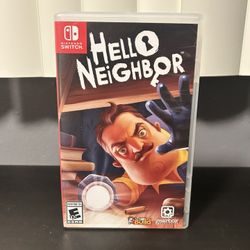Hello Neighbor video game for the Nintendo Switch console