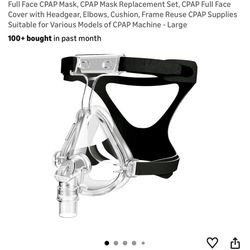Full Face CPAP Mask, CPAP Mask Replacement Set