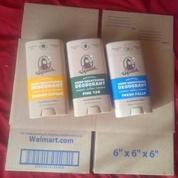 (NWT 3 Pack) Squatch Deodorant For Men 