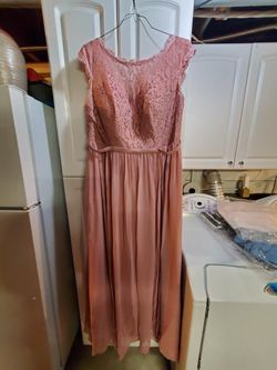 Bridesmaid Dress - Azazie Dusty Rose - Lace