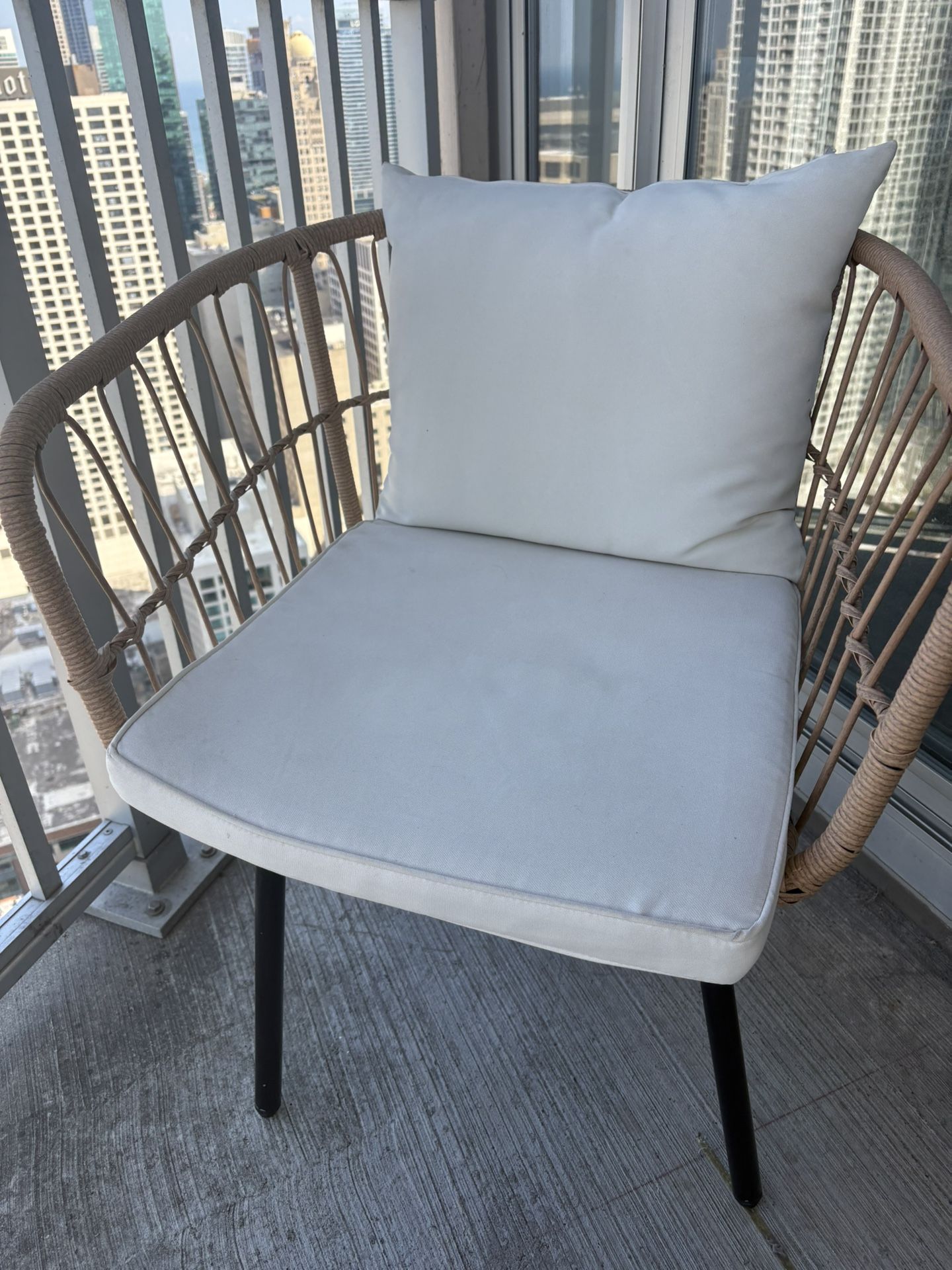 Two Piece Outdoor Chair And Table Set
