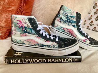 Vans SK8-Hi Tropical Hi-Top  Sneakers- Unisex Women’s 7.5/Men’s 6 EUC