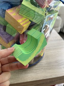 New Wood Grain Foam Block Kids Toy