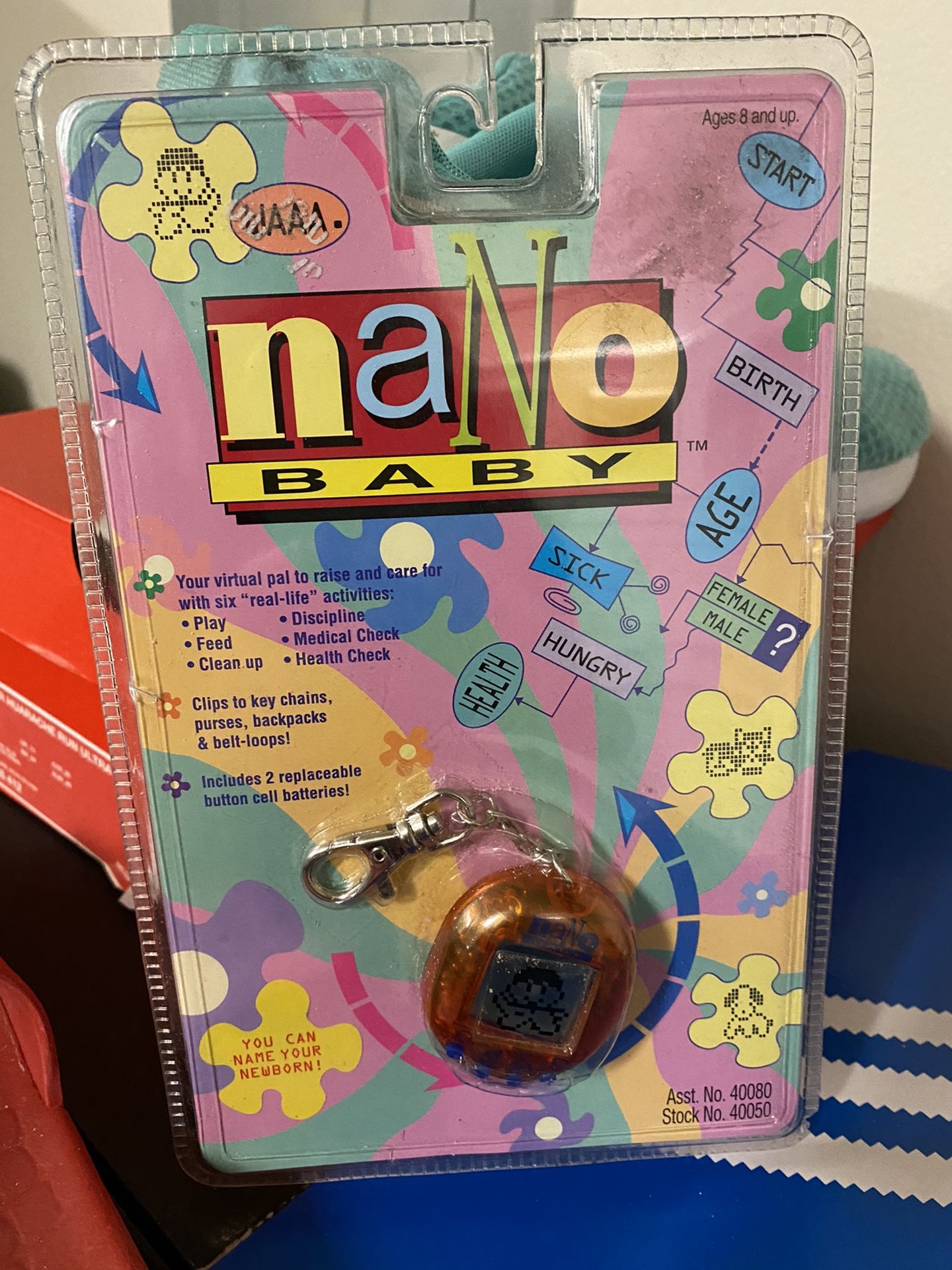 Brand New Rare Vintage Nano Baby 90s Toy 