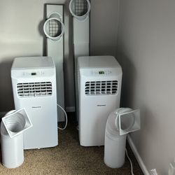 2 Hisense Portable Air Conditioners (set)