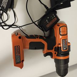 Black N Decker Drill And Weeder And Battery $55