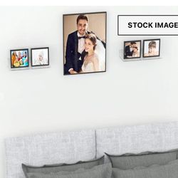 FEMELI Acrylic Floating Shelves 12-24 Inch