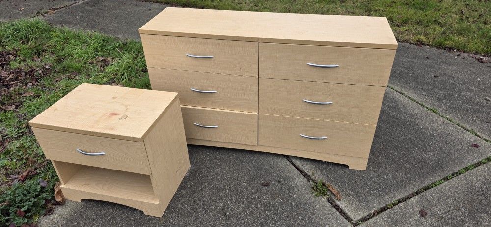 Free Dresser, Nightstand and Computer Desk For Pickup By You.