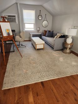 9x12 West Elm Rosetta Rug And Pad