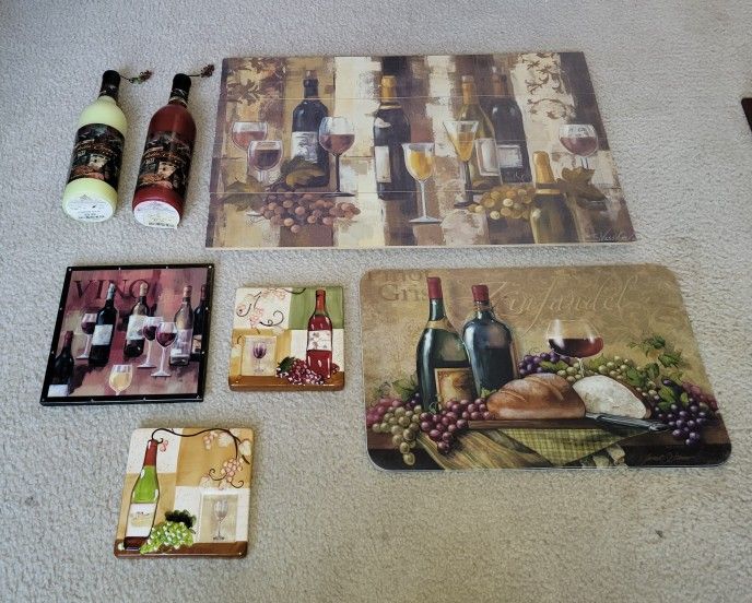 Sweet Wine Kitchen Decor-10 Piece