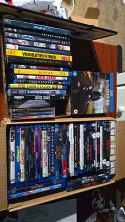 Blurays and Dvds for sale