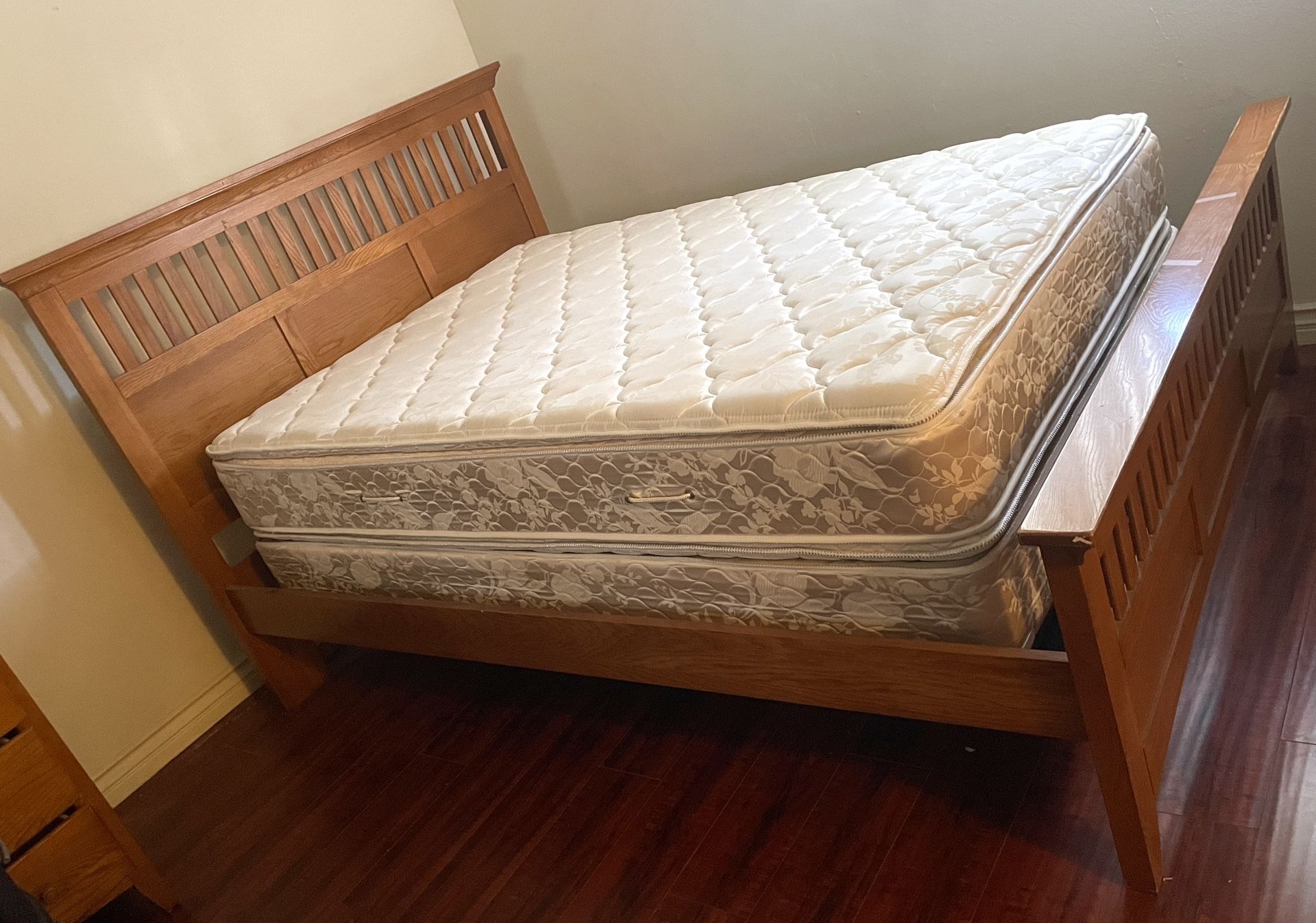 Wooden Bed Frame (please read description)