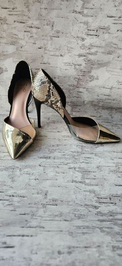 Snake print heela