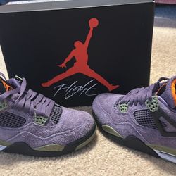 Jordan Retro 4 Purple Suede Size 8 