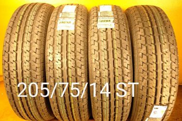 205/75/14 For Sale 4 New Tires ST Trailer We Service Motorcycle Tires