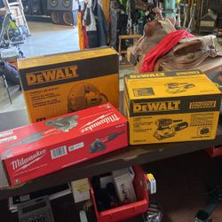 Milwaukee Dewalt Tools, New Original Box