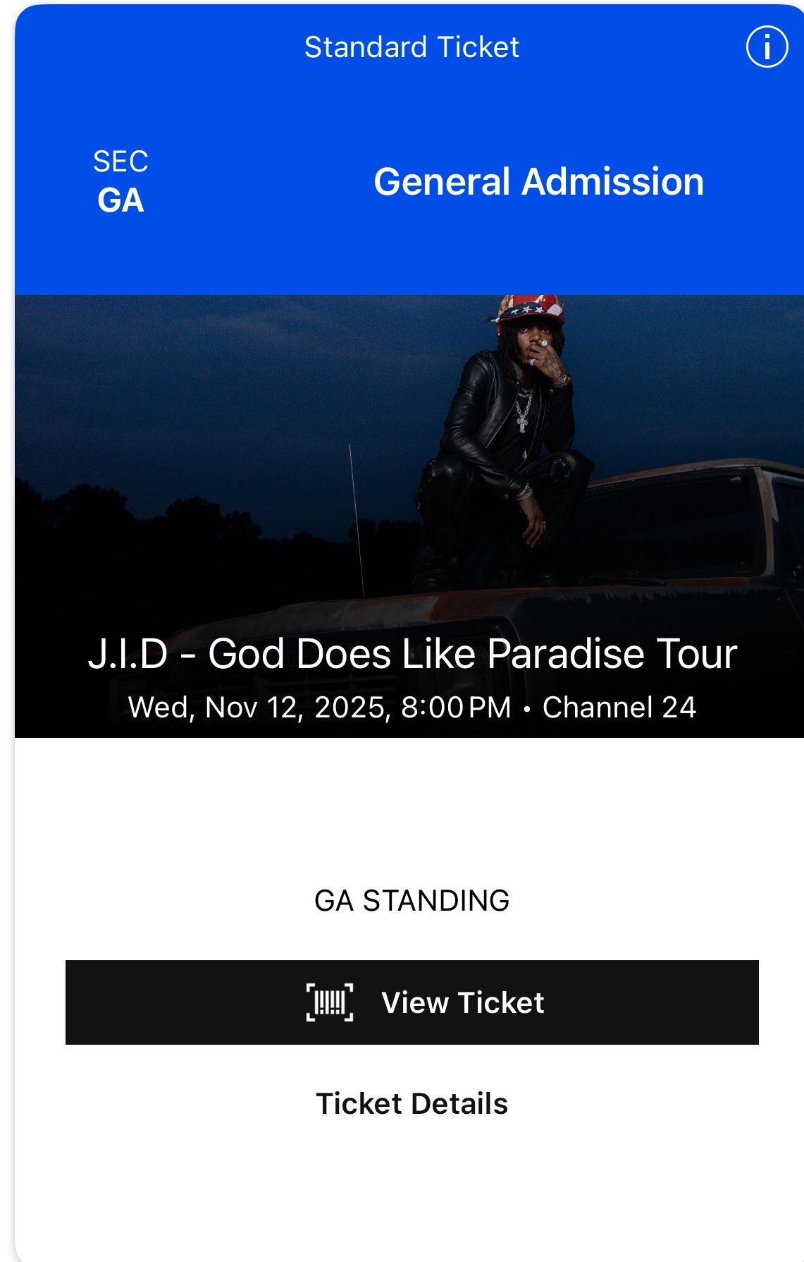 JID Concert Tickets 