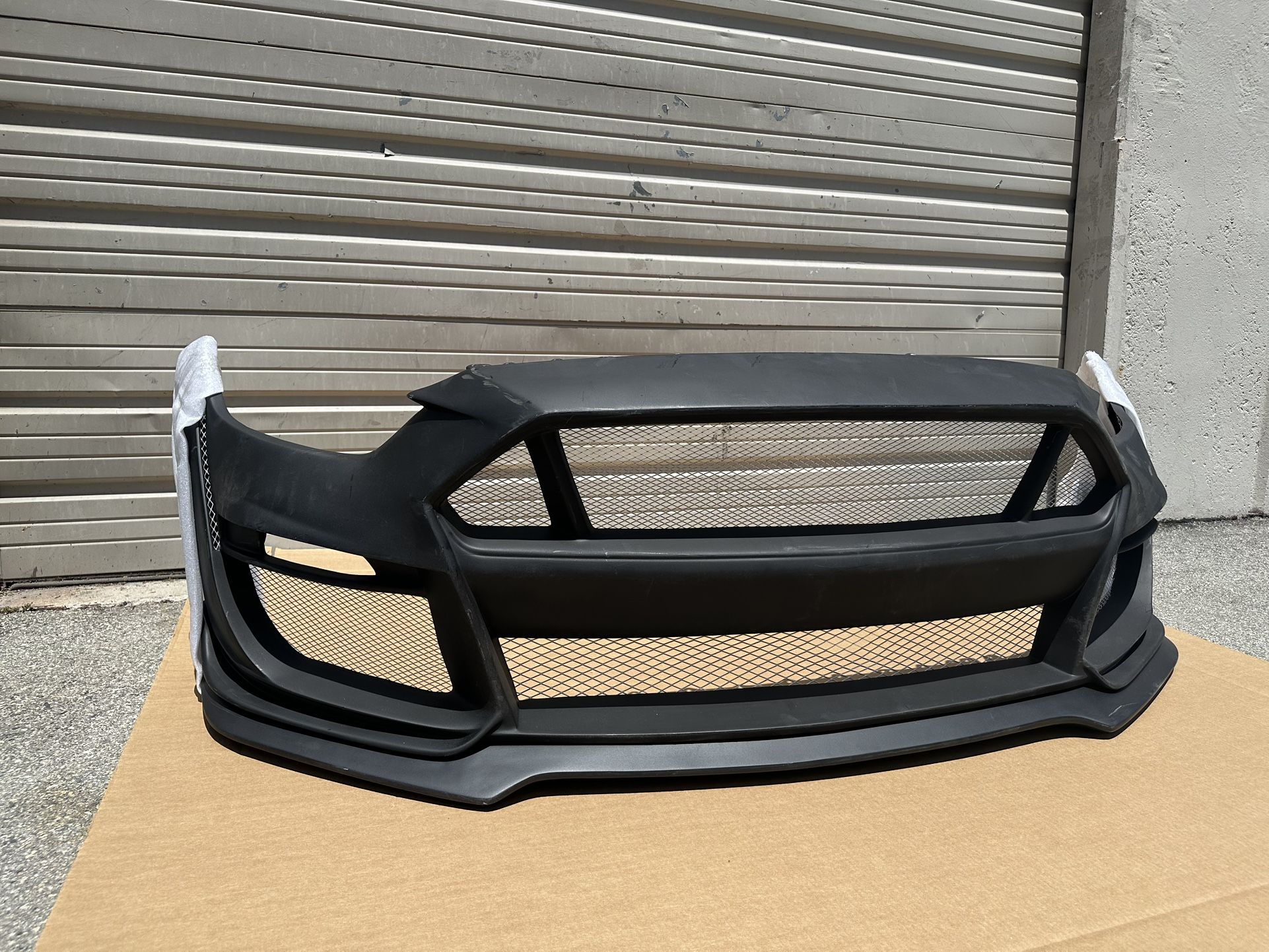 New 2015 2016 2017 Ford Mustang GT500 Look Fiberglass Front Bumper