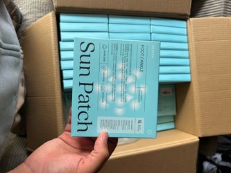 Sun patch for feet/ankles