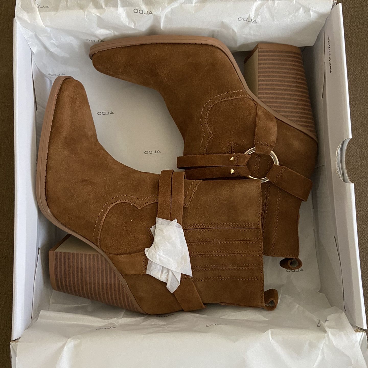 New In Box Aldo Suede Bootie