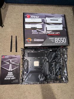 AMD Ryzen 7 3700X + MSI MPG B550 Gaming Edge WiFi + 32GB DDR4 RAM Bundle
