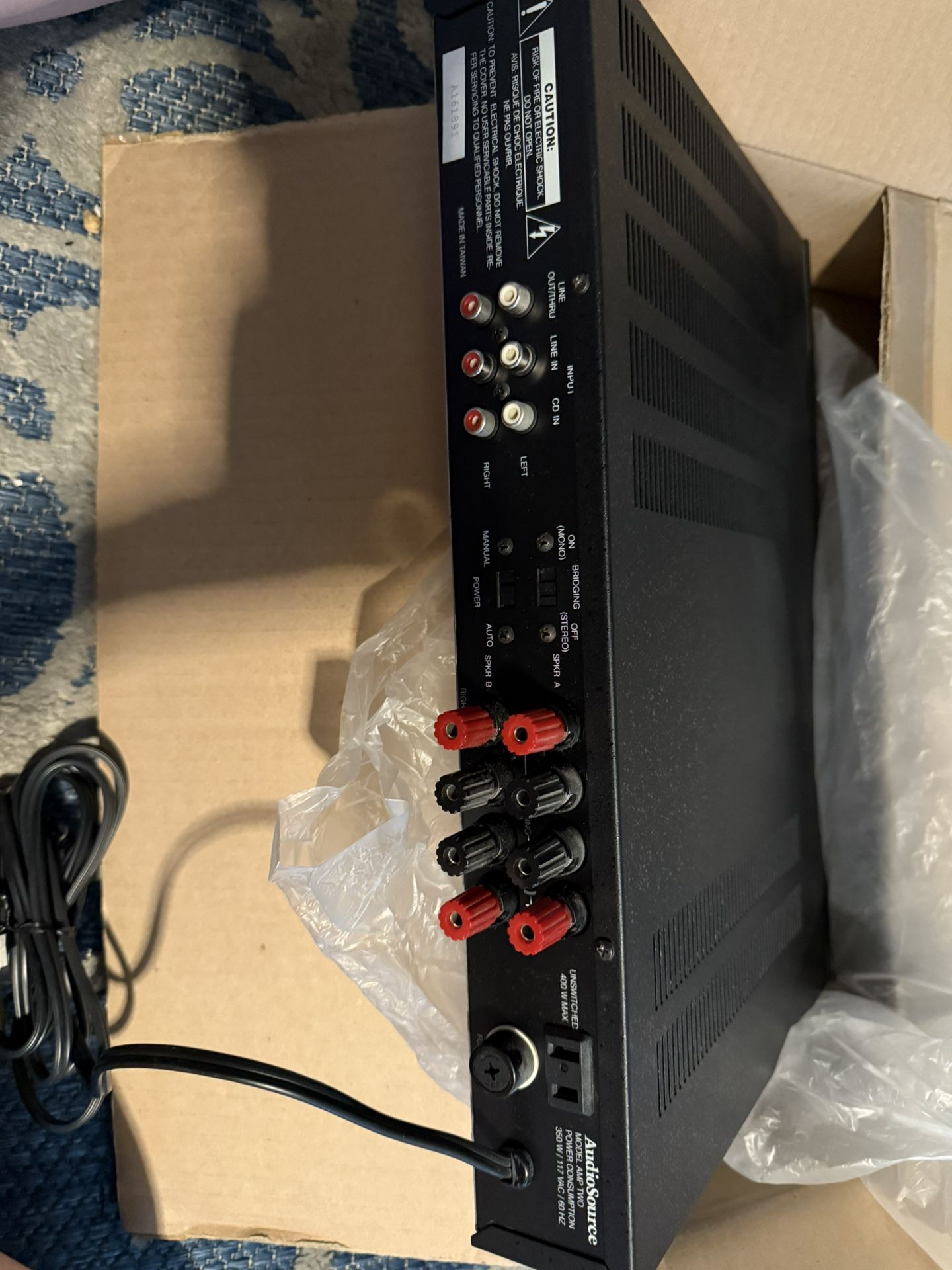 Audio Source Model Amp Two