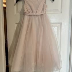 Pink Flower Girl Dress
