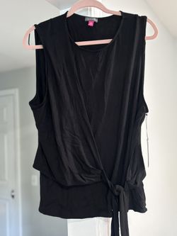 Vince Camuto Black Sleeveless Top