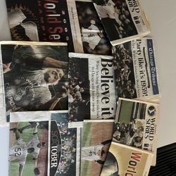Chicago White Sox World Series Tribune Newspaper Lot 