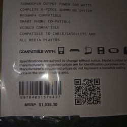 HD Home Theater System