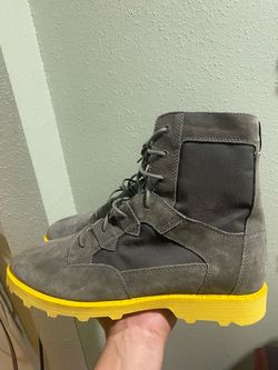 Sorel Caribou OTM Waterproof Boot Alpine Tundra Cyber Yellow, new no box, Size 13