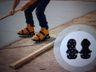Lawn aerator shoes