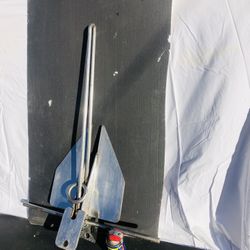 Stainless steel Boat anchor, FUJI BRAND 36” Long By 24 wide Approximately 50 pounds