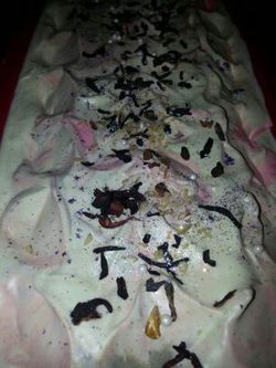 Hibiscus and acai coconut milk soap