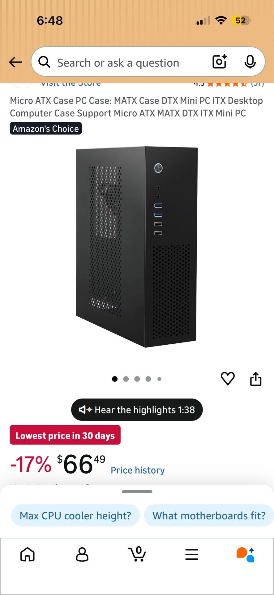Micro ATX Case PC Case: