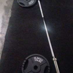 Weights Metal 2.35 Iron & Barbell 