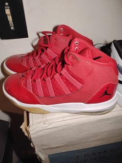 Air Jordan High-Top Sneakers Red 6.5 youth