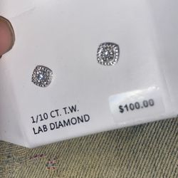 Real Daimond Earrings 