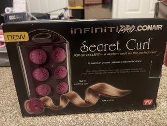 Infinity Pro Conair Secret Curl Pop-Up Rollers(new)
