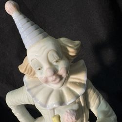Vintage "Dreams" by Paul Sebastian Porcelain Clown Bust - Meico, Inc. with Base
