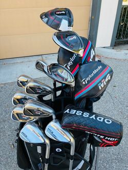 Taylormade M4 Golf Set 6-PW, R9 5 Iron with Taylormade M4 Driver