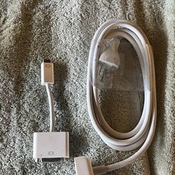 Apple Mini DisplayPort to DVI Adapter and Power Cable