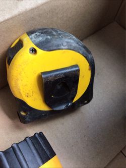 Tools Lot of 3: Stanley 25’ Tape Measure, Cord Reel Multiple Outlets, Rayovac Flashlight