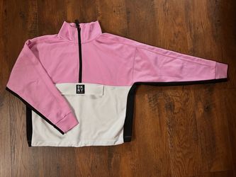 Women’s DKNY Half-Zip Colorblock Sweatshirt Size M