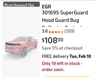 EGR truck bug shield for Chevy/Gmc