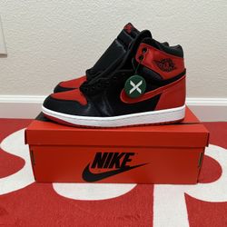 Jordan 1 Satin Bred Size 8