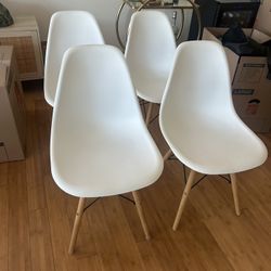 White Chairs - Set Of 4