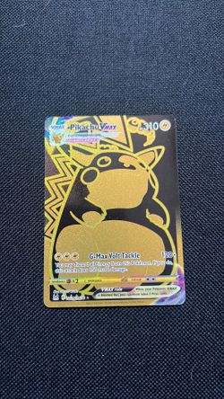 Pikachu V max Gold and black